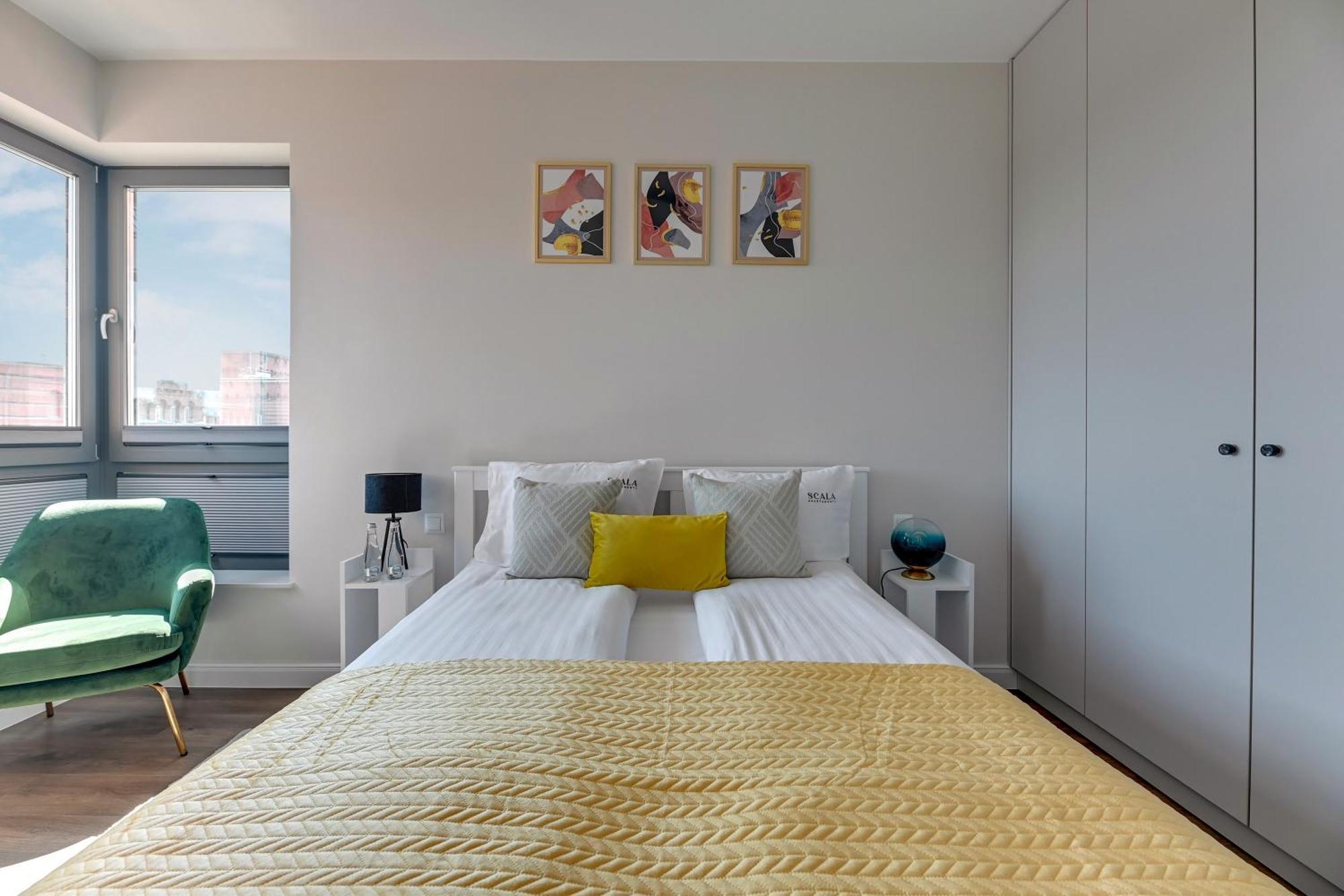 Scala City Center Apartments With Parking By Lion Apartments グダニスク エクステリア 写真